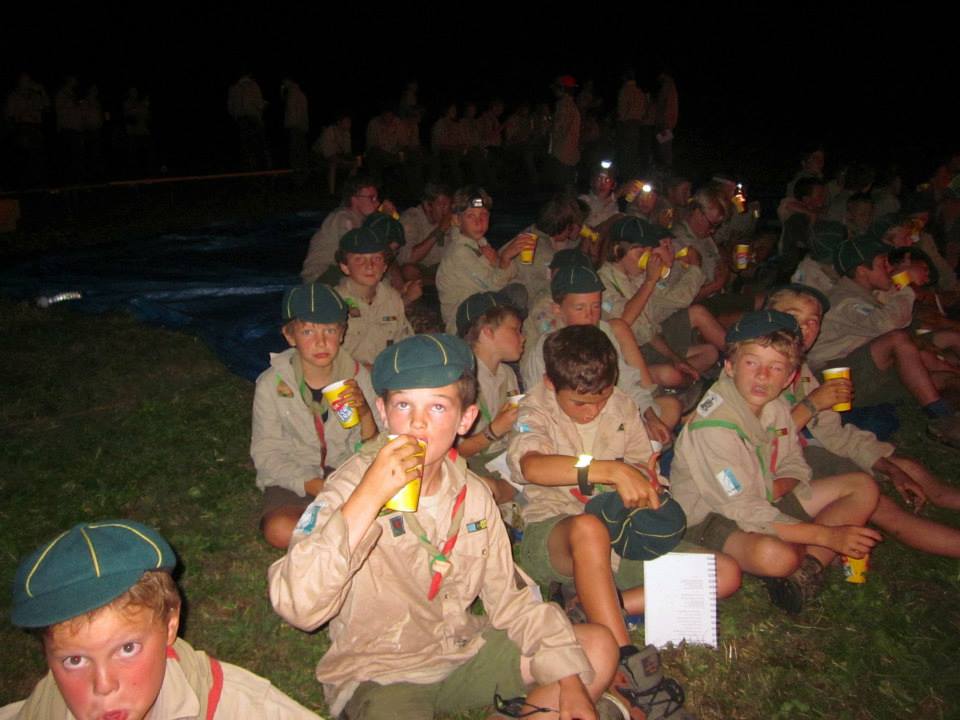 Sint-Martinus den XIIde - Kamp Curfoz 2013 Groot Kampvuur